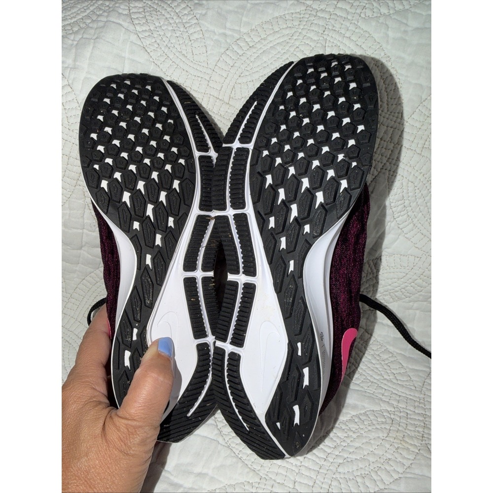 Nike Womens Air Zoom Pegasus 36 Black Pink Blast Berry AQ2210-009 Size 6 - Picture 9 of 10